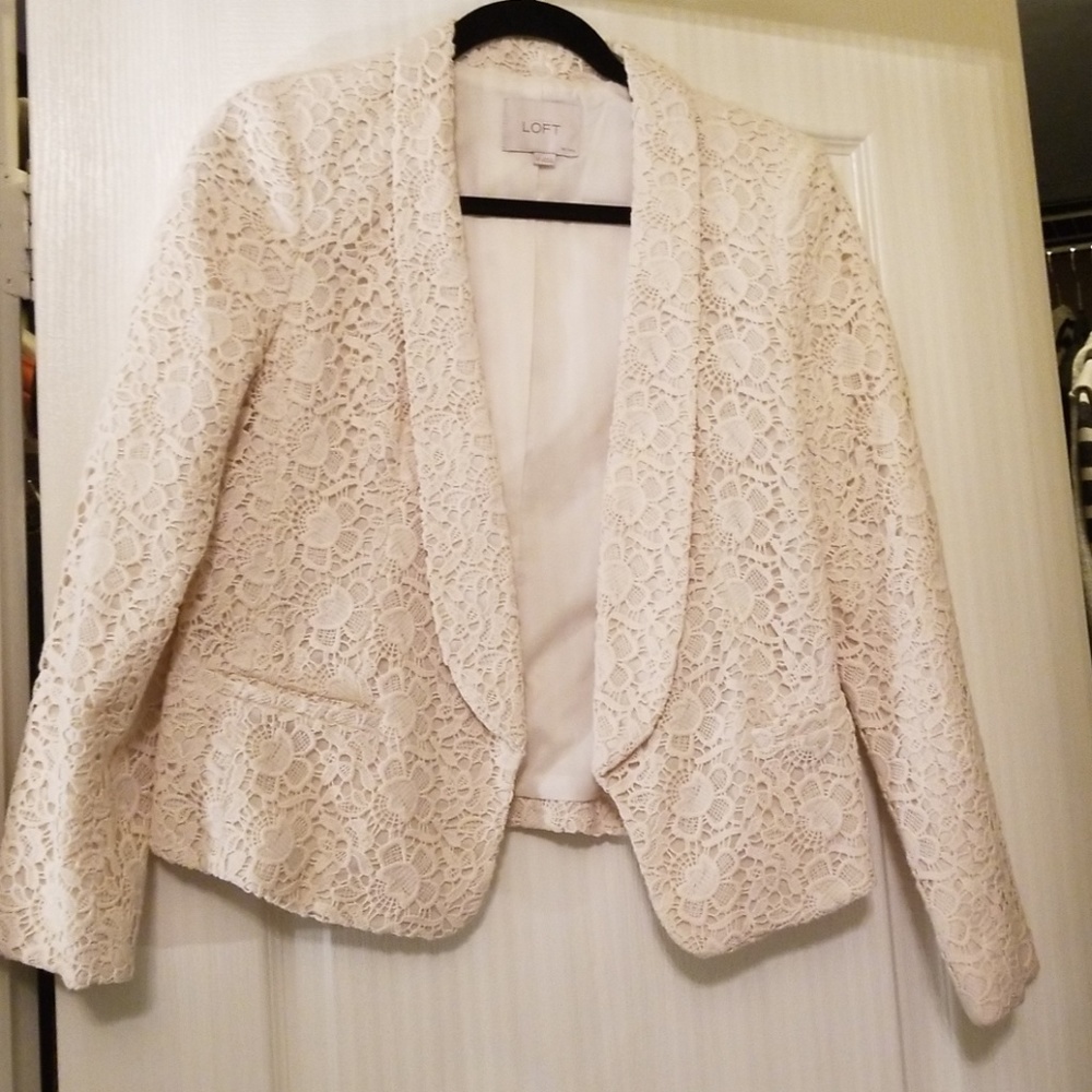 Loft lace blazer